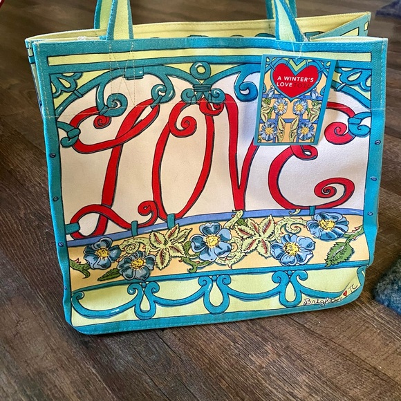 Brighten A Winter’s Love Tote Bag NWT - Picture 5 of 6